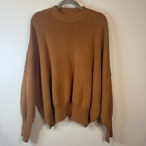 Free People Easy Street Tunic Sweater Sahara Small